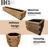 HolzGarden Orto Rialzato In Legno 120x30x75 cm Impregnato Anteprima dell’immagine prodotto 8