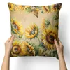 HomeView Dekorative Kissenhülle Frühling Sonnenblumen 50x50 Produktbild-Vorschau 3