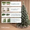 FairyTrees árbol de Navidad Artificial 150cm Pino con el Vista previa de la imagen del producto 6