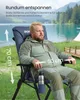 SONGMICS Campingstuhl faltbar, 2er Set, 95°-150° Produktbild-Vorschau 7
