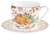 Tasse mit Untertasse HARVEST Herbst mit Kürbis für 370ml Produktbild-Vorschau 1