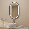 Badspiegel LED Oval 50 x 80 cm mit Beleuchtung - dimmbar, Produktbild-Vorschau 3