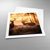 Poster - Poster ohne Rahmen - Deer Heidekraut Tier - 50x50 Produktbild-Vorschau 3