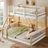 A children's bunk bed set up in a bedroom with decorative elements. Produktbild-Vorschau