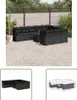 The Living Store 11-tlg. Garten-Sofagarnitur mit Kissen Produktbild-Vorschau 1