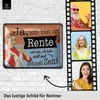 LANOLU Retro Blechschild Ruhestand, Geschenk zum Produktbild-Vorschau 2