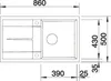 Spüle Blanco METRA 5 S 860 x 500 mm schwarz 525918 Produktbild-Vorschau 8