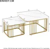 A diagram showing two nesting coffee tables with dimensions indicated. Náhľad obrázku produktu