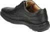 A black leather shoe is shown from a side-angle against a white background. Anteprima dell’immagine prodotto