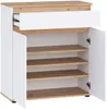 Schuhschrank MALEA Weiß mit 2 grifflosen Drehtüren und 1 Produktbild-Vorschau 3