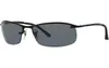 Ray-Ban RB3183, Erwachsener, Uni, Rechteckig, Schwarz, Produktbild-Vorschau 5