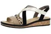 Rieker Damen Sandalette Mehrfarbig/Leopard Voir les images du produit 24