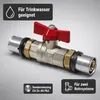 Pressfitting Kugelhahn rot Flügelgriff 20 x 2 Produktbild-Vorschau 6