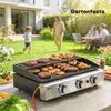 Outsunny Gasgrill 7,5 KW Tischgrill mit 3 Brenner Grillrost Produktbild-Vorschau 9