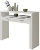 Schreibtisch - Weiß 36x98,5x87,5h cm Produktbild-Vorschau 4