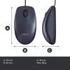 Logitech B100 Maus mit Kabel, USB-Anschluss, 800 DPI Produktbild-Vorschau 7