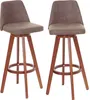 lot de 2 tabourets de bar HWC-C43, chaise de bar tabouret Voir les images du produit 1