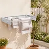 Sèche-linge mural extensible et pliable, avec 5 barres et 4 Voir les images du produit 5