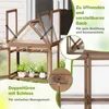 COSTWAY Serre de jardin à 3 étages avec toit ouvrant, Voir les images du produit 6
