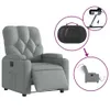 vidaXL Fauteuil relax électrique gris clair Tissu Voir les images du produit 6