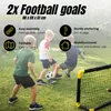 Zestaw 2 bramek piłkarskich Dunlop – bramka piłkarska 90 × Podgląd zdjęcia produktu 2