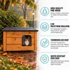 Kattenhuis XL, kattenhol, buitenhuis voor katten, geschikt Productafbeelding-voorbeeld 2