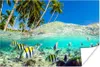 MuchoWow® Poster Strand - Fische - Farben 60x40 cm - Produktbild-Vorschau 1