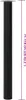 A black cylindrical table leg with a measurement scale on the right side. Produktbild-Vorschau