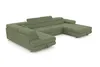 Wohnlandschaft Cordo U-Form XXL 345 cm Schlaffunktion 2 Produktbild-Vorschau 3