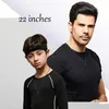 Herren Kreuzkette Edelstahl Schwarz Silber Gold Layered Produktbild-Vorschau 3