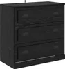 vidaXL, ensemble de 3 meubles de rangement, chêne noir, 210 Voir les images du produit 5