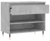 vidaXL Schuhregal Betongrau 70x36x60 cm Holzwerkstoff Produktbild-Vorschau 5