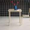 sweeek - Gartentisch aus Stahl 2 Plätze - Beige Produktbild-Vorschau 2