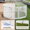 COSTWAY, jaula plegable para cachorros, valla para perros Vista previa de la imagen del producto 7