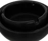 Aschenbecher  Keramik - schwarz - D.10 cm - Atmosphera Produktbild-Vorschau 3