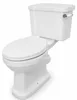 Domotechnika | WC compatto in stile retrò - Bianco - Anteprima dell’immagine prodotto 2