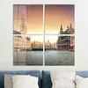DEQORI Glasbild Echtglas 4x50x50 cm 'Grand Place am Morgen' Produktbild-Vorschau 4