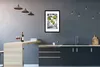 MuchoWow® MuchoWow® Gerahmtes Poster Blumen - Schwarz - Produktbild-Vorschau 2