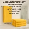 Betz 4 Stück Handtücher 50x100 cm PREMIUM  100% Baumwolle  Produktbild-Vorschau 6