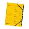 herlitz Ordnungsmappe easyorga, A4, Karton, 12 F„cher, gelb Voir les images du produit 1