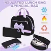 3-teiliges Schulranzen-Set Nylon Rucksack + Lunchbag, Produktbild-Vorschau 5