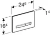 Geberit 115.788.JL.2, Spülplatte, Chrom, Geberit, 246 mm, Produktbild-Vorschau 4