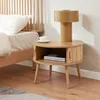 Comodino "Nordkapp" con 2 ante scorrevoli, 45 x Ø60 cm, MDF Anteprima dell’immagine prodotto 2