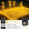 6X4M 660LEDs Lichternetz 8 Modi Wasserdicht Lichterkette Produktbild-Vorschau 2