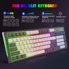 HXSJ Gaming RGB Tastatur und Maus Set mit Mäusepad, 96 Produktbild-Vorschau 6