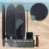 Stand Up Paddle-Board MAONA Schwarz SUP Board Komplettset Produktbild-Vorschau 5