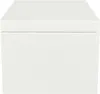 A plain white wooden box with a lid. Produktbild-Vorschau