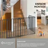 KESSER® Kaminschutzgitter mit Tür Metall Ofenschutzgitter Produktbild-Vorschau 6