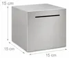 Relaxdays spaarbox, niet te openen, roestvrij staal, 15 x Productafbeelding-voorbeeld 4