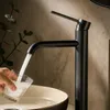 Balneo Wasserhahn Waschtischarmatur hoch schwarz Edelstahl Produktbild-Vorschau 5